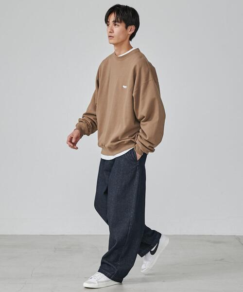 PENNEYS（ぺニーズ）の「PENNEYS（ぺニーズ）別注ビッグシルエット裏毛スウェット（スウェット・メンズ・モカ/ダークグレー/グレー/パープル・L/M/XL）」の19枚目の写真