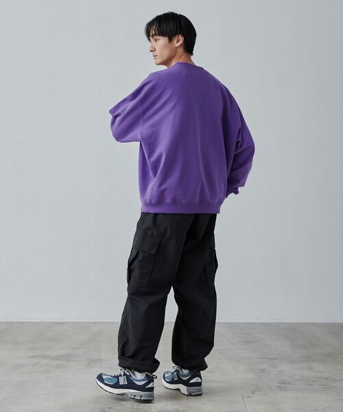 PENNEYS（ぺニーズ）の「PENNEYS（ぺニーズ）別注ビッグシルエット裏毛スウェット（スウェット・メンズ・モカ/ダークグレー/グレー/パープル・L/M/XL）」の17枚目の写真