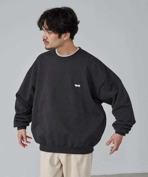 PENNEYS（ぺニーズ）の「PENNEYS（ぺニーズ）別注ビッグシルエット裏毛スウェット（スウェット・メンズ・モカ/ダークグレー/グレー/パープル・L/M/XL）」の16枚目の写真