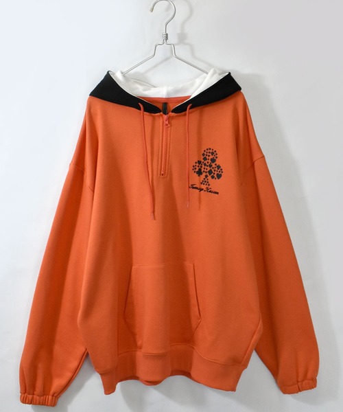 World is Over パーカー オレンジ Mサイズ セカオワ パーカー world is