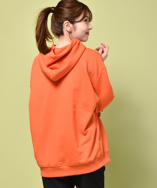 セール】ビッグシルエット ハーフジップ スウェット プルオーバー