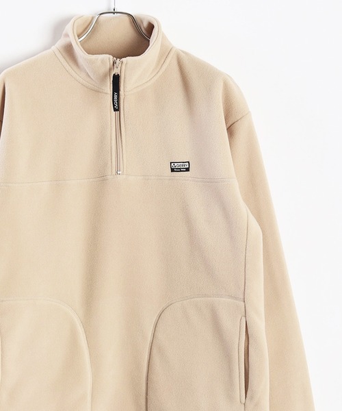 セール】GERRY フリース ポケット付き 長袖ハーフジップ（スウェット