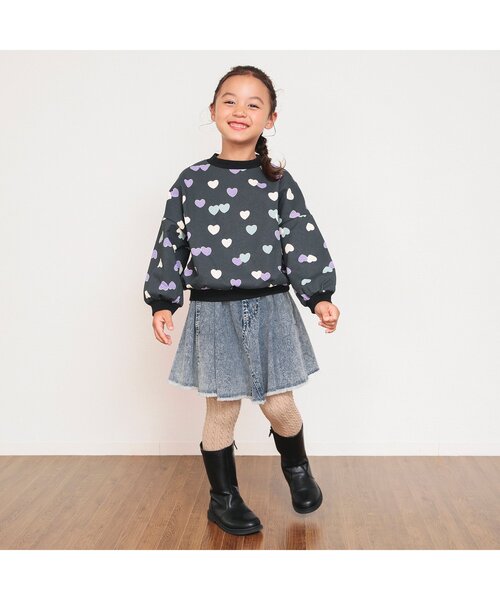 BREEZE（ブリーズ）の「切替デニムスカート（スカート・キッズ・ブルー/サックスブルー・120/100/140）」の6枚目の写真