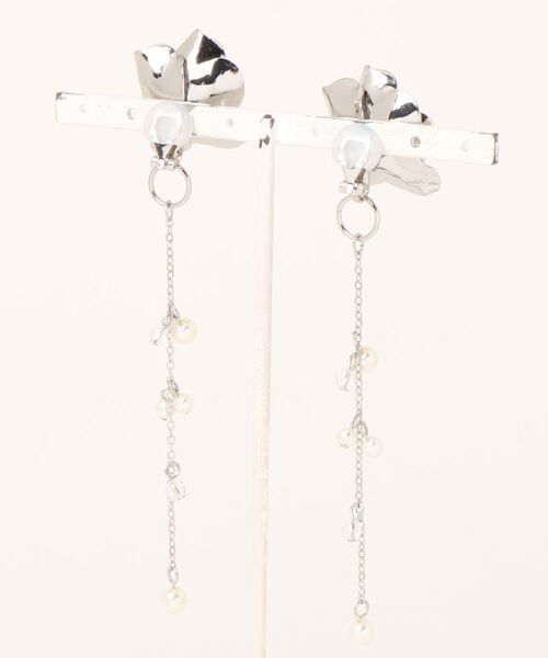 Cupid Heart(キューピッドハート)の「【Cupid Heart】結婚式アクセ!メタルビーズフラワー2WAYイヤリング(イヤリング・レディース・シルバー/ゴールド・MEDIUM)」の18枚目の写真