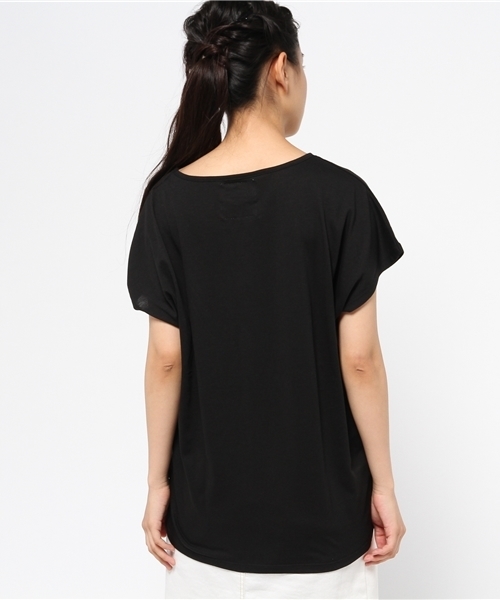 OUTLET(アウトレット)の「【WHO'S WHO gallery】BYボーダーカレッジ(Tシャツ/カットソー・レディース・ホワイト/ネイビー/ブラック/クリーム/グレー・LARGE/MEDIUM)」の8枚目の写真