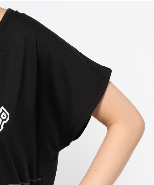 OUTLET(アウトレット)の「【WHO'S WHO gallery】BYボーダーカレッジ(Tシャツ/カットソー・レディース・ホワイト/ネイビー/ブラック/クリーム/グレー・LARGE/MEDIUM)」の10枚目の写真