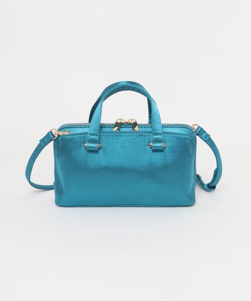 RODE SKO(ロデスコ)の「サテンお財布ミニショルダーバッグ(ショルダーバッグ・レディース・ブルー/ブラック・ONE)」の8枚目の写真