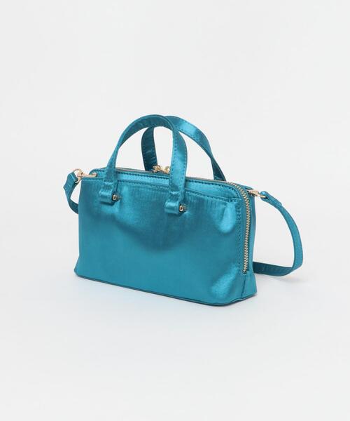 RODE SKO(ロデスコ)の「サテンお財布ミニショルダーバッグ(ショルダーバッグ・レディース・ブルー/ブラック・ONE)」の15枚目の写真