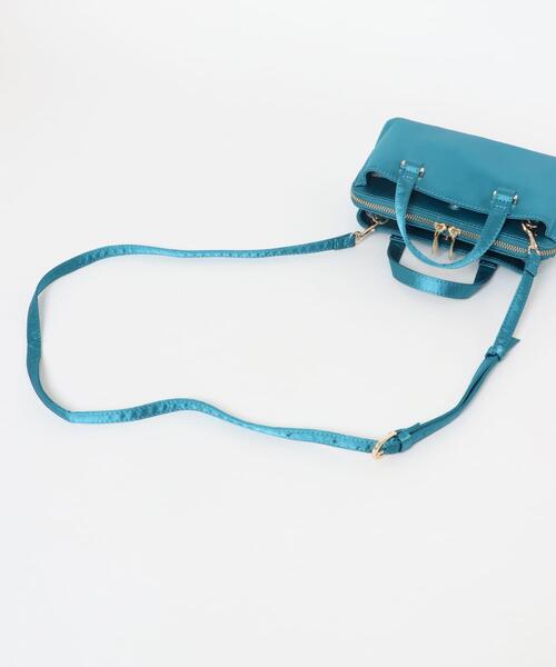 RODE SKO(ロデスコ)の「サテンお財布ミニショルダーバッグ(ショルダーバッグ・レディース・ブルー/ブラック・ONE)」の18枚目の写真