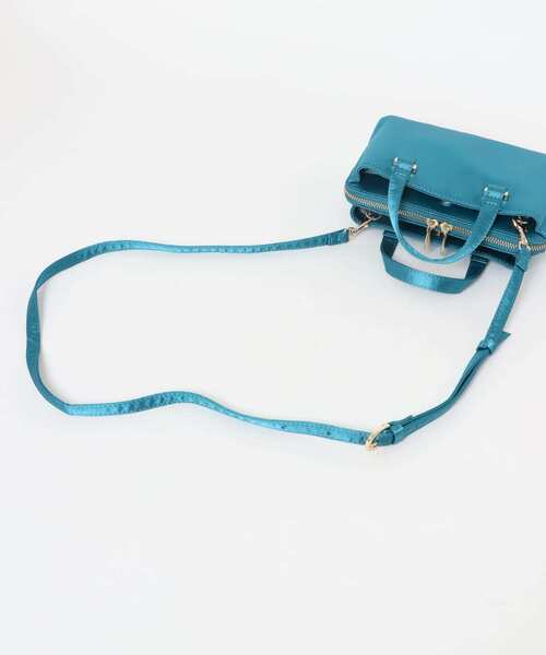 RODE SKO(ロデスコ)の「サテンお財布ミニショルダーバッグ(ショルダーバッグ・レディース・ブルー/ブラック・ONE)」の7枚目の写真