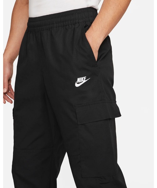 NIKE（ナイキ）の「《NIKEアパレル》ﾅｲｷ ｸﾗﾌﾞ ｶｰｺﾞ ｳｰﾌﾞﾝ ﾊﾟﾝﾂ（カーゴパンツ・メンズ・ブラック×ホワイト・M/S/XL/L）」の7枚目の写真