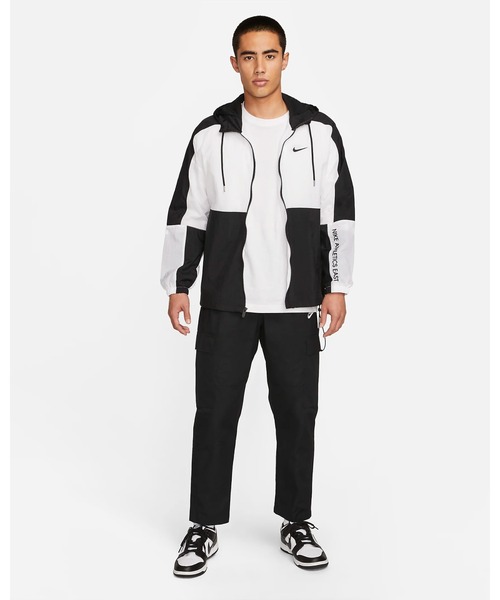 NIKE（ナイキ）の「《NIKEアパレル》ﾅｲｷ ｸﾗﾌﾞ ｶｰｺﾞ ｳｰﾌﾞﾝ ﾊﾟﾝﾂ（カーゴパンツ・メンズ・ブラック×ホワイト・M/S/XL/L）」の8枚目の写真