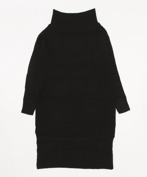 and it_(アンドイット)の「選べる2丈 リブニットゆるタートルネックドルマンワンピース(ワンピース・レディース・ブラウン/ブラック/グレイッシュベージュ・120cm/110cm)」の11枚目の写真