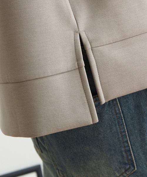 ikka（イッカ）の「GOKU楽 ダンボールニットフードパーカー（パーカー・レディース・ブラック/ダークグリーン/モカ/ベージュ・S/M/L）」の13枚目の写真