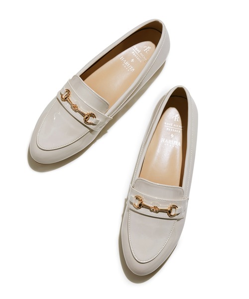 ROPE' PICNIC（ロペピクニック）の「ROPE' PICNIC PASSAGE byHARUTA/エナメルビット付フラットローファー（ローファー・レディース・ブルー系その他/ブラウン系その他3/キナリ/ブラック・22.5cm/23.0cm/23.5cm/24.0cm/24.5cm/25.0cm）」の6枚目の写真