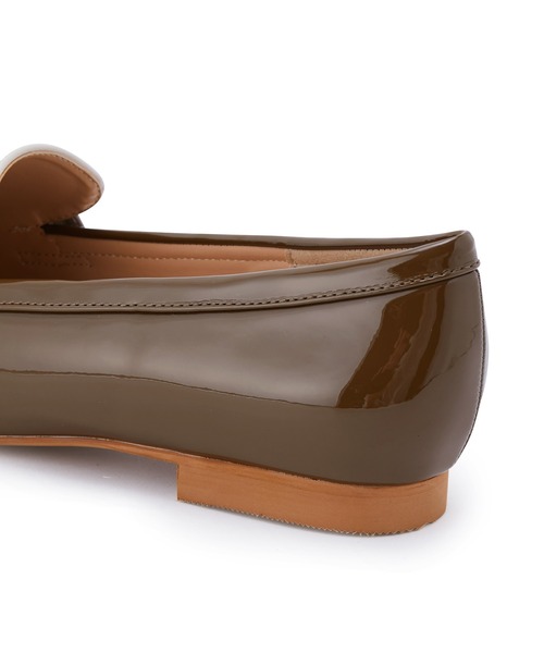 ROPE' PICNIC（ロペピクニック）の「ROPE' PICNIC PASSAGE byHARUTA/エナメルビット付フラットローファー（ローファー・レディース・ブルー系その他/ブラウン系その他3/キナリ/ブラック・22.5cm/23.0cm/23.5cm/24.0cm/24.5cm/25.0cm）」の12枚目の写真