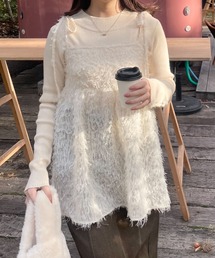 mysty woman | フェザーキャミチュニック 997007(シャツ/ブラウス)