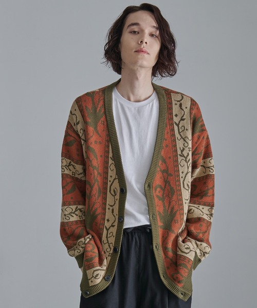 Revo. アンティークリーフパターン CA カーディガン（カーディガン/ボレロ）｜Revo.（レボ）