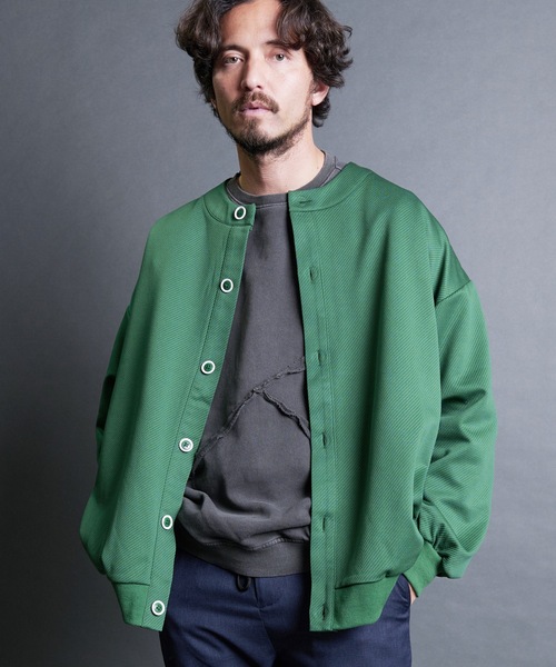 Magine(マージン)の「【SELECT】IR:カットカルゼクルーカーディガン(カーディガン/ボレロ・メンズ・ブラック/ネイビー/グリーン・M/L/XL)」の11枚目の写真