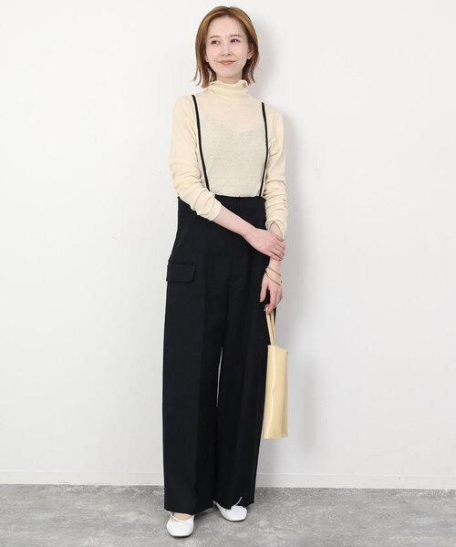 SLOBE IENA - コットンカシミヤタートルプルオーバー SLOBE IENA（スローブイエナ）の「コットンカシミヤタートルプル