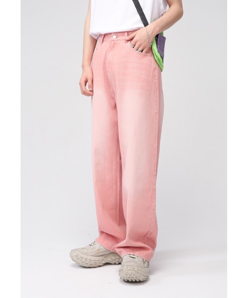 B.R.U（ブル）の「ストレートカラーデニム（デニムパンツ・メンズ・パープル/ブラック/ピンク/ブルー・LARGE/MEDIUM）」の7枚目の写真