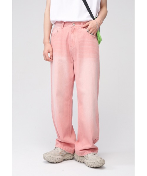 B.R.U（ブル）の「ストレートカラーデニム（デニムパンツ・メンズ・パープル/ブラック/ピンク/ブルー・LARGE/MEDIUM）」の8枚目の写真