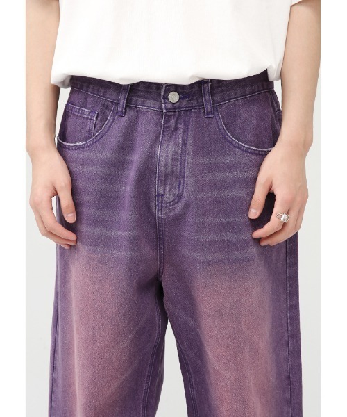 B.R.U（ブル）の「ストレートカラーデニム（デニムパンツ・メンズ・パープル/ブラック/ピンク/ブルー・LARGE/MEDIUM）」の13枚目の写真