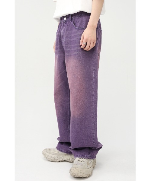 B.R.U（ブル）の「ストレートカラーデニム（デニムパンツ・メンズ・パープル/ブラック/ピンク/ブルー・LARGE/MEDIUM）」の14枚目の写真