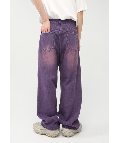 B.R.U（ブル）の「ストレートカラーデニム（デニムパンツ・メンズ・パープル/ブラック/ピンク/ブルー・LARGE/MEDIUM）」の10枚目の写真