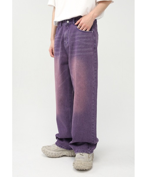 B.R.U（ブル）の「ストレートカラーデニム（デニムパンツ・メンズ・パープル/ブラック/ピンク/ブルー・LARGE/MEDIUM）」の15枚目の写真