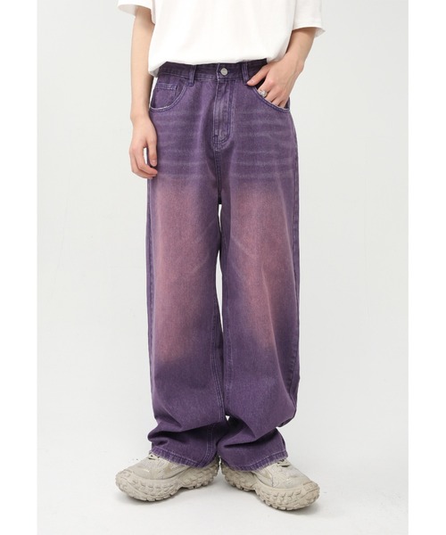 B.R.U（ブル）の「ストレートカラーデニム（デニムパンツ・メンズ・パープル/ブラック/ピンク/ブルー・LARGE/MEDIUM）」の16枚目の写真