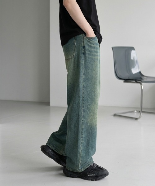 B.R.U(ブル)の「ストレートカラーデニム(デニムパンツ・メンズ・パープル/ブラック/ピンク/ブルー・LARGE/MEDIUM)」の8枚目の写真