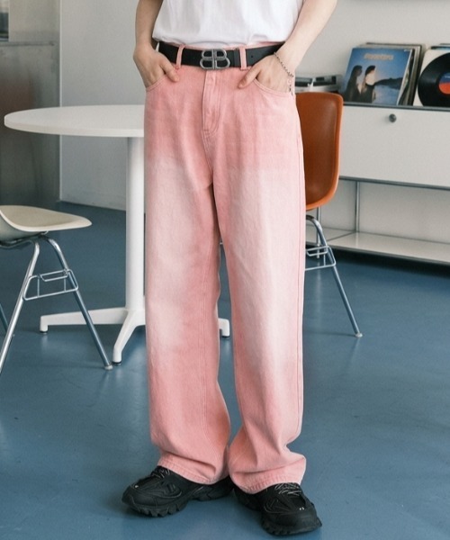 B.R.U(ブル)の「ストレートカラーデニム(デニムパンツ・メンズ・パープル/ブラック/ピンク/ブルー・LARGE/MEDIUM)」の11枚目の写真