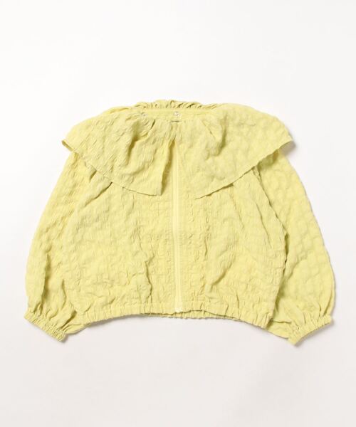 maarook（マルーク）の「スクエアシャーリングフリルカラージャケット（その他アウター・キッズ・パープル/イエロー/ネイビー・120cm/130cm/110cm/100cm/90cm）」の16枚目の写真
