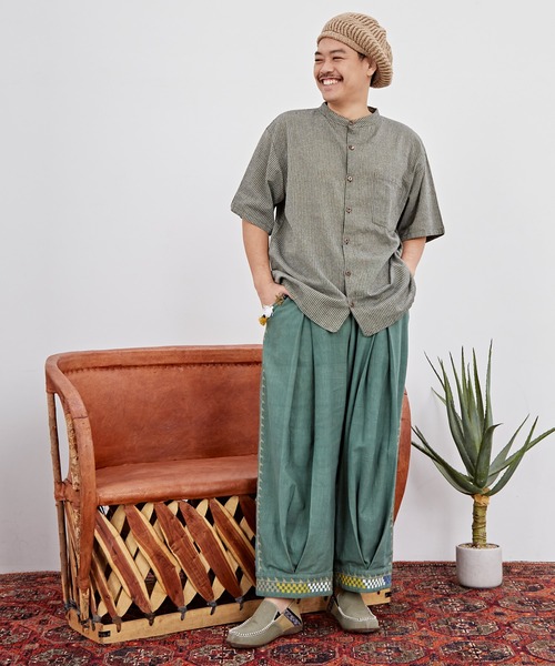 チャイハネ(チャイハネ)の「【チャイハネ】ファルガMEN'Sシューズ(スリッポン・メンズ・ネイビー/ブラウン/カーキ/ブラック・L/LL)」の18枚目の写真