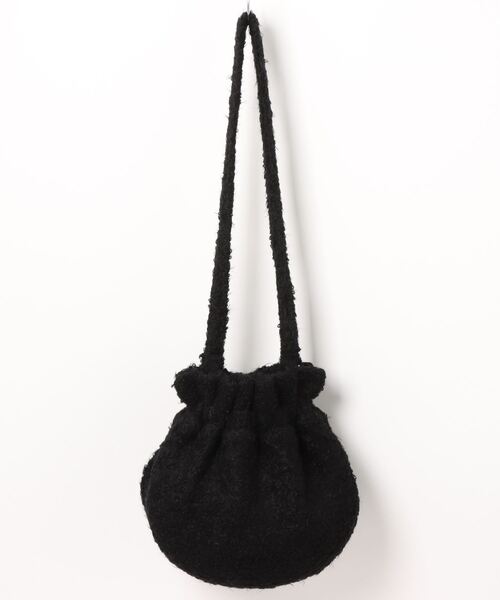epine(エピヌ)の「flower Pearl fur gather bag(ショルダーバッグ・レディース・アイボリー/ブラック・FREE)」の15枚目の写真