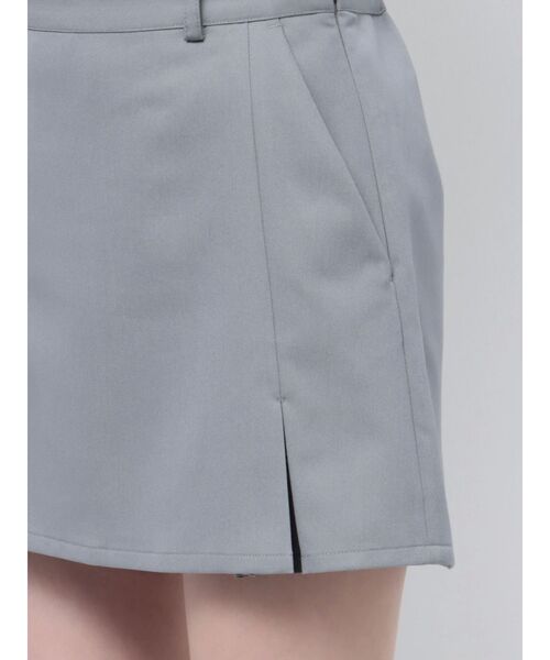 GYDA（ジェイダ）の「フェイクスリットスカートライクショートパンツ（スカート・レディース・ライトブルー/ブラック/ベージュ・FREE）」の8枚目の写真