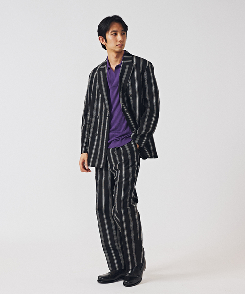 EDIFICE(エディフィス)の「シルクネップ ドビーパンツ(スラックス・メンズ・ブラック・SMALL/MEDIUM/LARGE)」の14枚目の写真