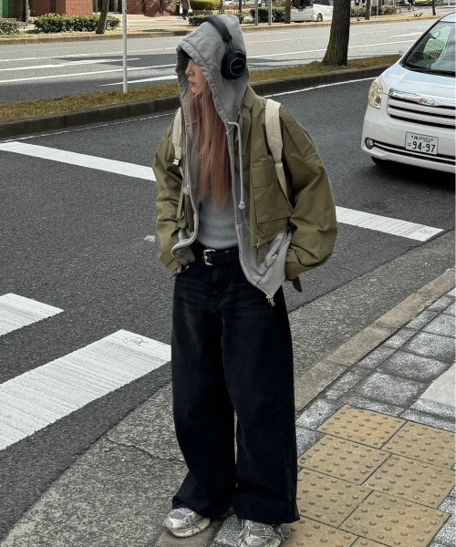 Chikashitsu +(チカシツプラス)の「【Chikashitsu +】pocket string backpack / 【チカシツプラス】ポケットストリングバッグパック(バックパック/リュック・メンズ・アイボリー/ブラック・ONE SIZE)」の18枚目の写真