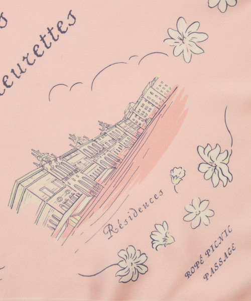 ROPE' PICNIC（ロペピクニック）の「シティースケープパターンスカーフ（バンダナ/スカーフ・レディース・ブルー系その他4/ラベンダー/ピンク・FREE）」の6枚目の写真