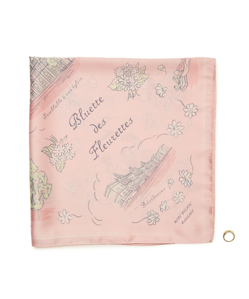 ROPE' PICNIC（ロペピクニック）の「シティースケープパターンスカーフ（バンダナ/スカーフ・レディース・ブルー系その他4/ラベンダー/ピンク・FREE）」の7枚目の写真