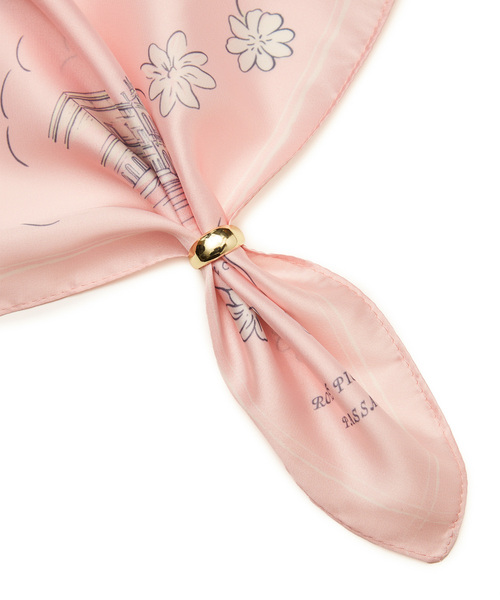 ROPE' PICNIC（ロペピクニック）の「シティースケープパターンスカーフ（バンダナ/スカーフ・レディース・ブルー系その他4/ラベンダー/ピンク・FREE）」の8枚目の写真