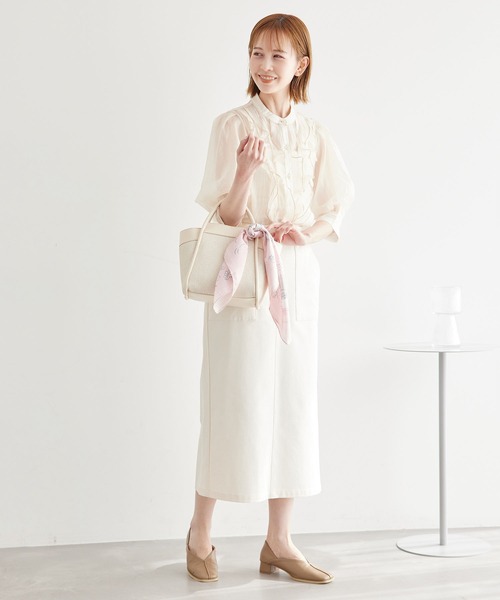 ROPE' PICNIC（ロペピクニック）の「シティースケープパターンスカーフ（バンダナ/スカーフ・レディース・ブルー系その他4/ラベンダー/ピンク・FREE）」の15枚目の写真