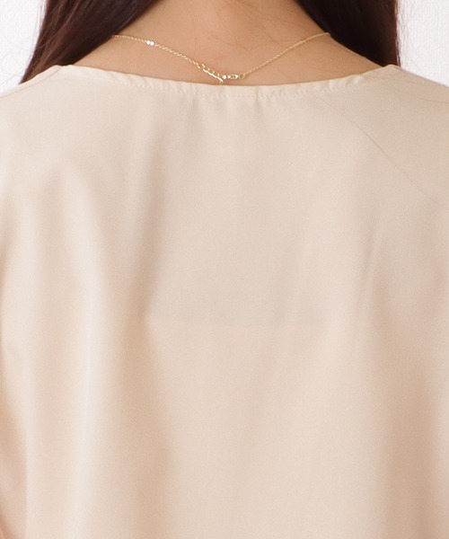 Lace Ladies(レースレディース)の「シンプル スクエア × ハートネック 長袖 プルオーバー(シャツ/ブラウス・レディース・ブラック/ベージュ・XL/M/S)」の10枚目の写真