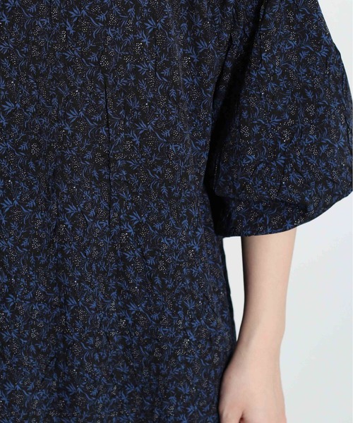 セール】花柄シャーリングワンピース（ワンピース）｜cepo（セポ