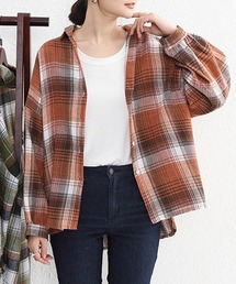 シャツ ブラウス チェック柄シャツ 長袖