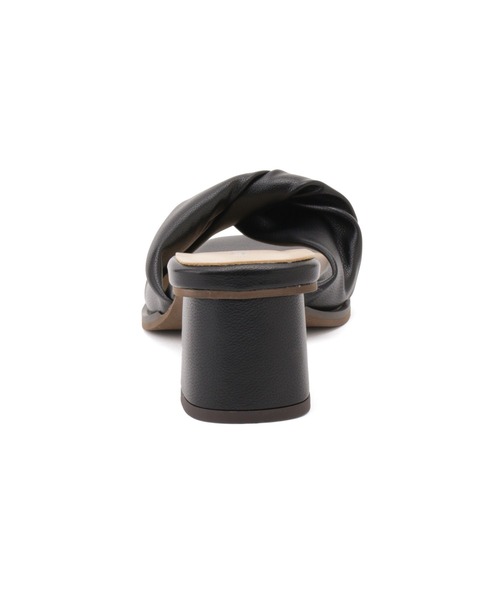 ROPE' PICNIC（ロペピクニック）の「ソフトツイストアッパーミュールサンダル（サンダル・レディース・ブラック/シルバー・24.0cm/23.0cm）」の6枚目の写真