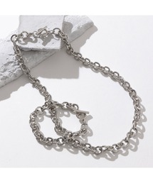 ABBEY MARKET | 『2点セット』ネックレス、ブレスレット ペアセット 韓国製(ネックレス)