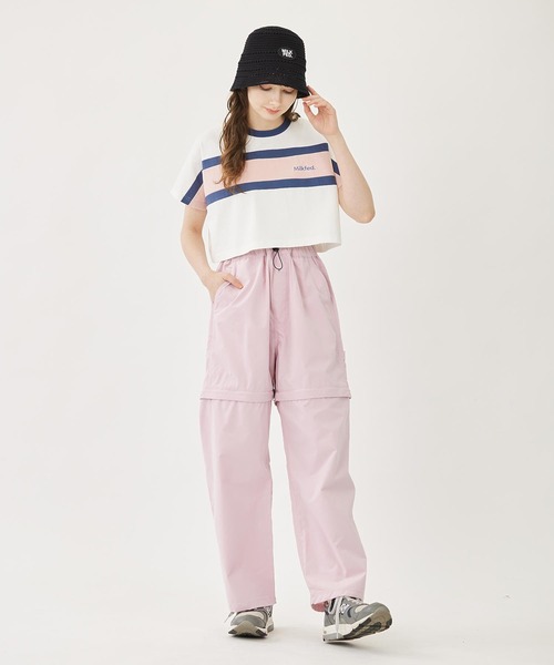 MILKFED.（ミルクフェド）の「PANELED S/S TOP（Tシャツ/カットソー・レディース・ライトブルー/ネイビー/ホワイト・ONE SIZE）」の11枚目の写真