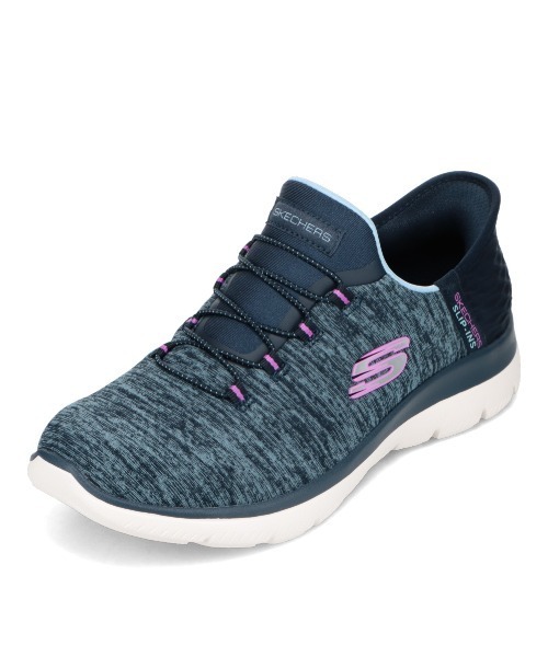 SKECHERS(スケッチャーズ)の「【SKECHERS】 SUMMITS-DAZZLING HAZ(スニーカー・レディース・ネイビー/ブラック・23.0cm/23.5cm/24.0cm/24.5cm/25.0cm/22.5cm/26.0cm/25.5cm)」の15枚目の写真